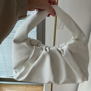 Cream / white shoulder bag trendy - brand new